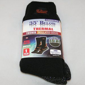 35 Below Thermal Socks Large 2 Pair